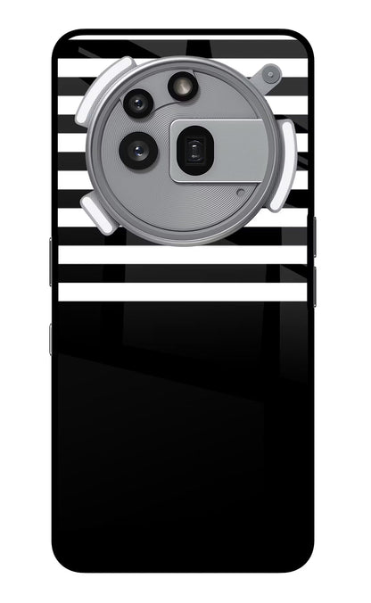 Black and White Print Nothing Phone 3a Pro Back Cover