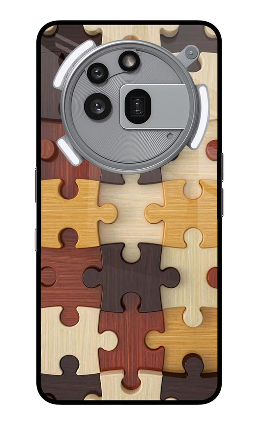Wooden Puzzle Nothing Phone 3a Pro Back Cover