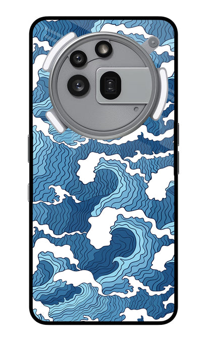 Blue Waves Nothing Phone 3a Pro Back Cover