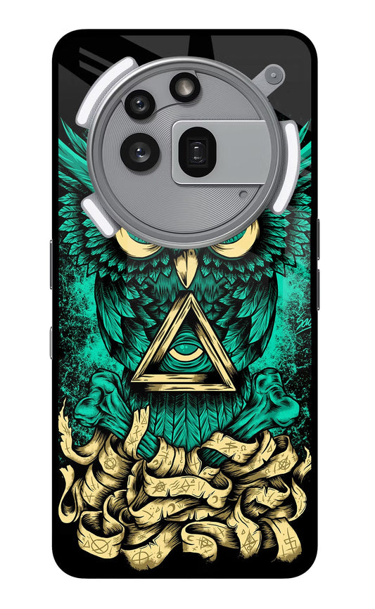 Green Owl Nothing Phone 3a Pro Back Cover