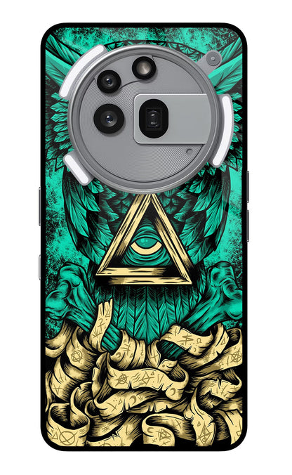 Green Owl Nothing Phone 3a Pro Back Cover