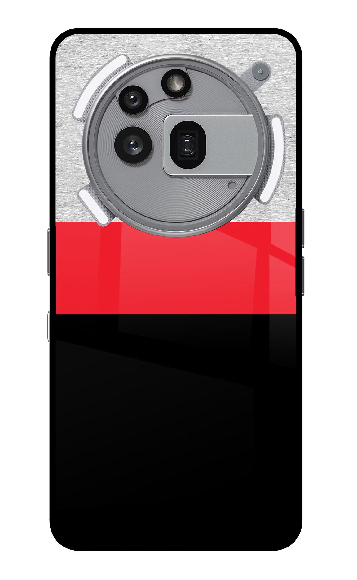 Tri Color Pattern Nothing Phone 3a Pro Back Cover