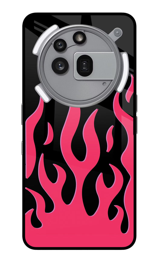 Fire Flames Nothing Phone 3a Pro Glass Case