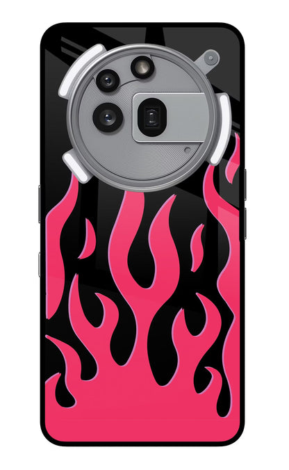 Fire Flames Nothing Phone 3a Pro Back Cover