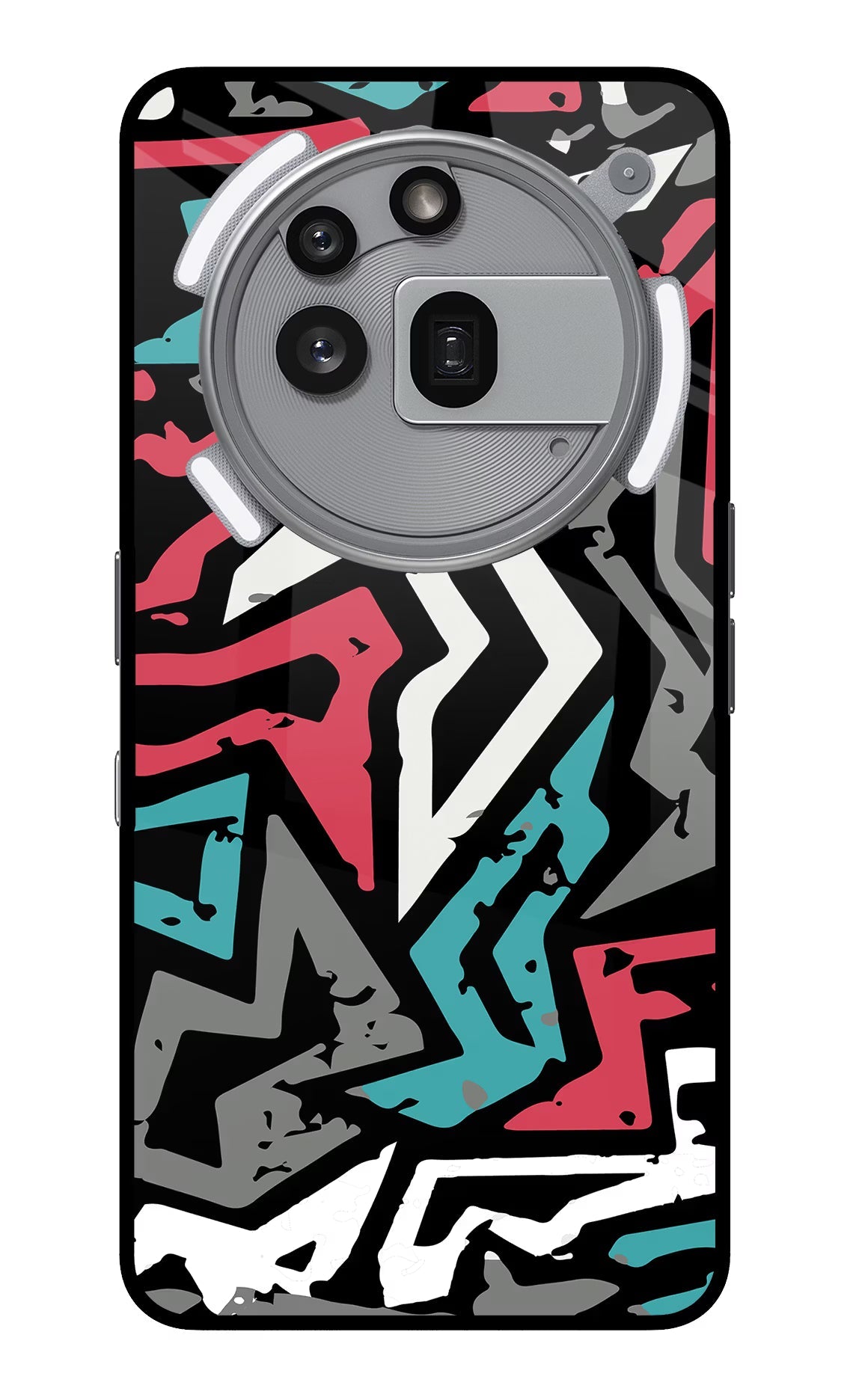 Geometric Graffiti Nothing Phone 3a Pro Back Cover