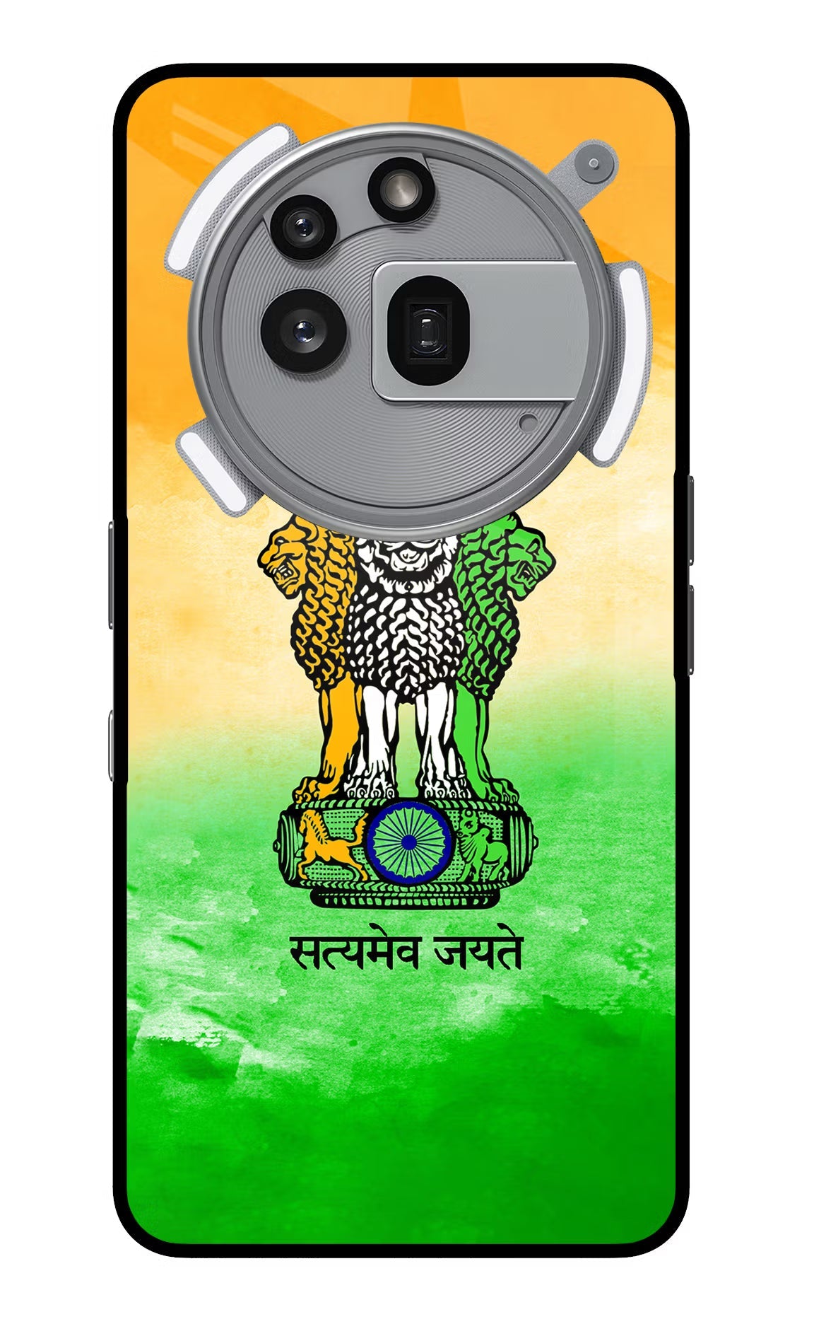 Satyamev Jayate Flag Nothing Phone 3a Pro Glass Case
