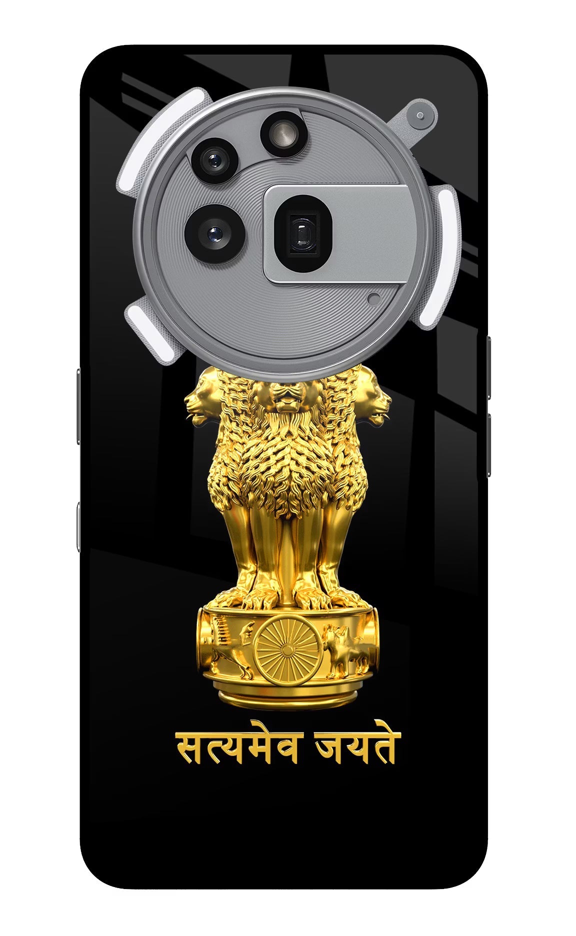 Satyamev Jayate Golden Nothing Phone 3a Pro Back Cover