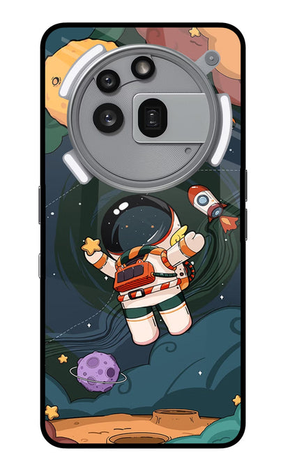 Cartoon Astronaut Nothing Phone 3a Pro Back Cover