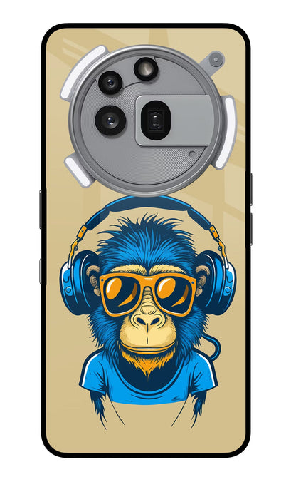 Monkey Headphone Nothing Phone 3a Pro Back Cover