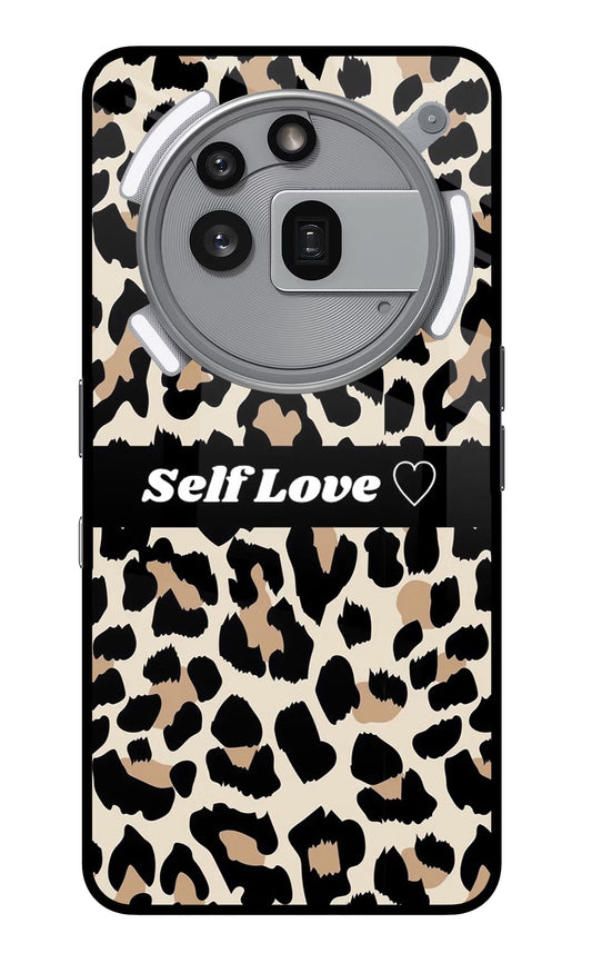 Leopard Print Self Love Nothing Phone 3a Pro Back Cover