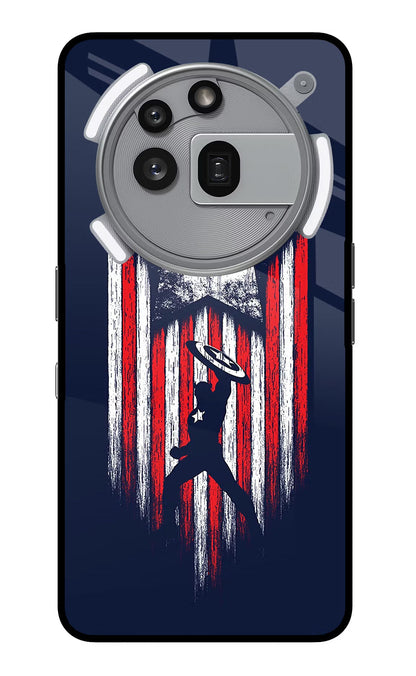 Captain America Marvel Art Nothing Phone 3a Pro Back Cover