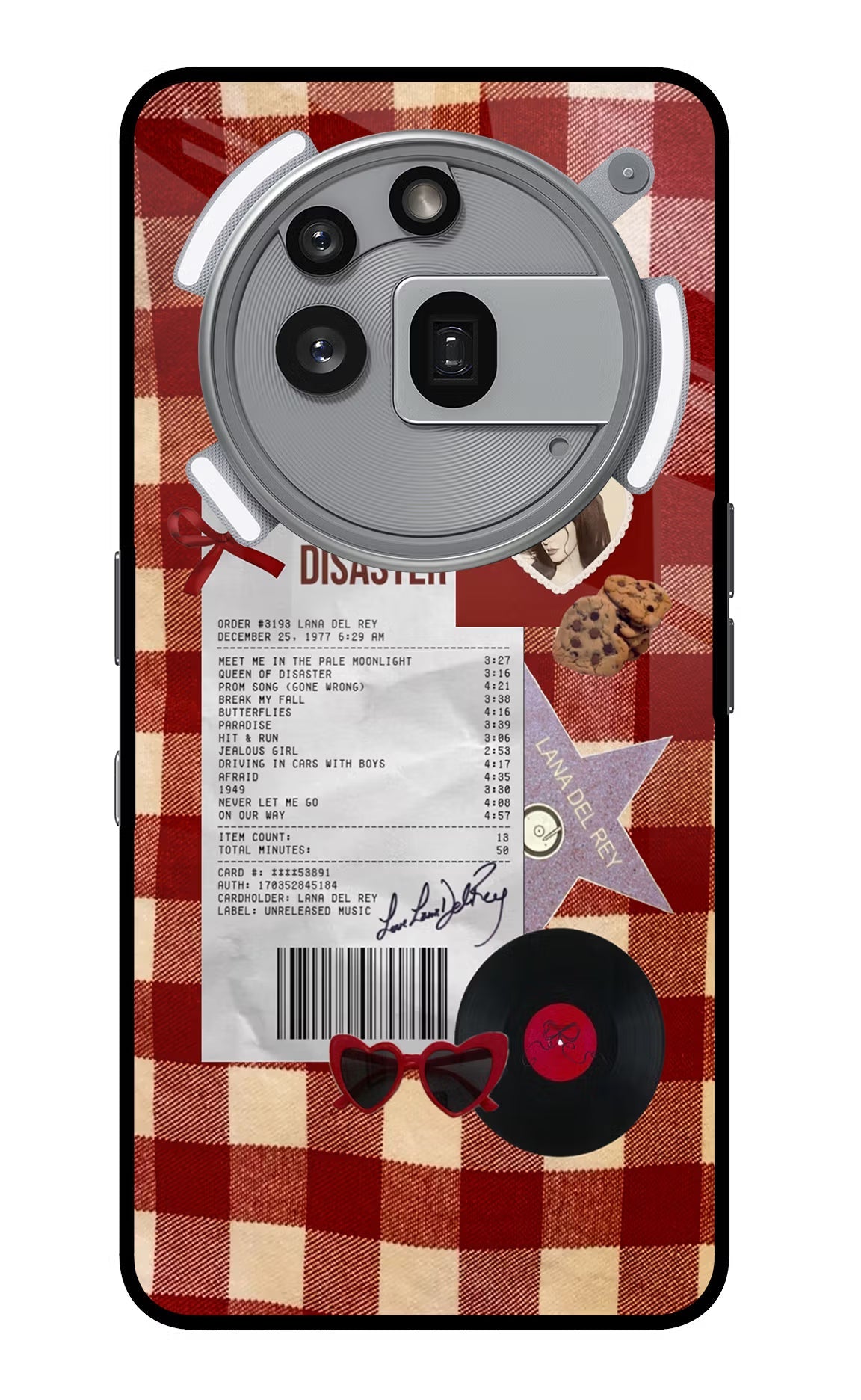 Queen of Disaster Nothing Phone 3a Pro Glass Case