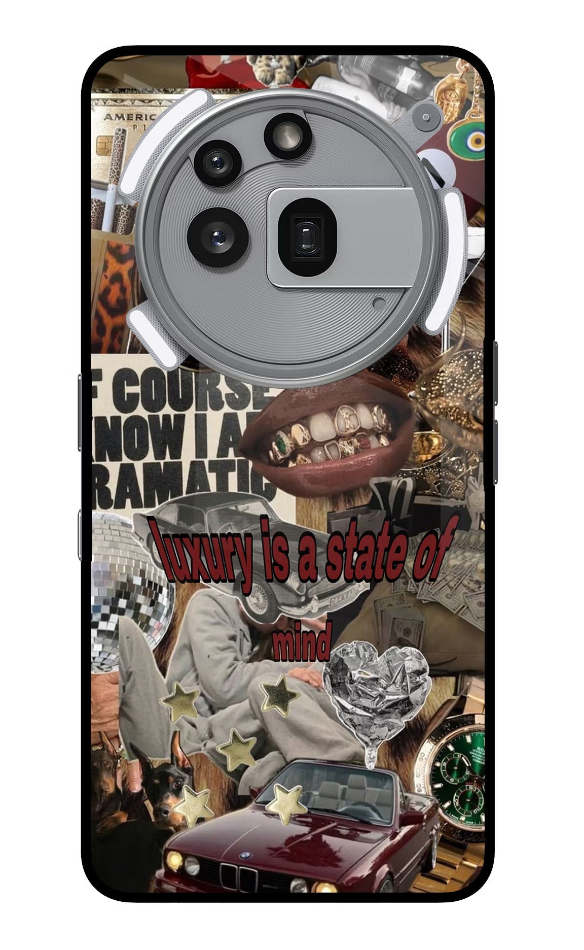 Luxury Nothing Phone 3a Pro Back Cover