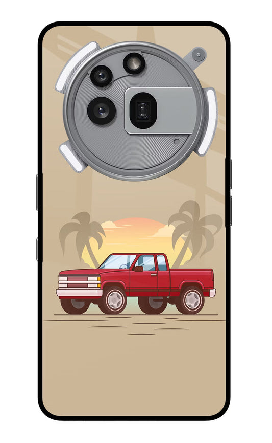 Desert Classic Drive Nothing Phone 3a Pro Glass Case