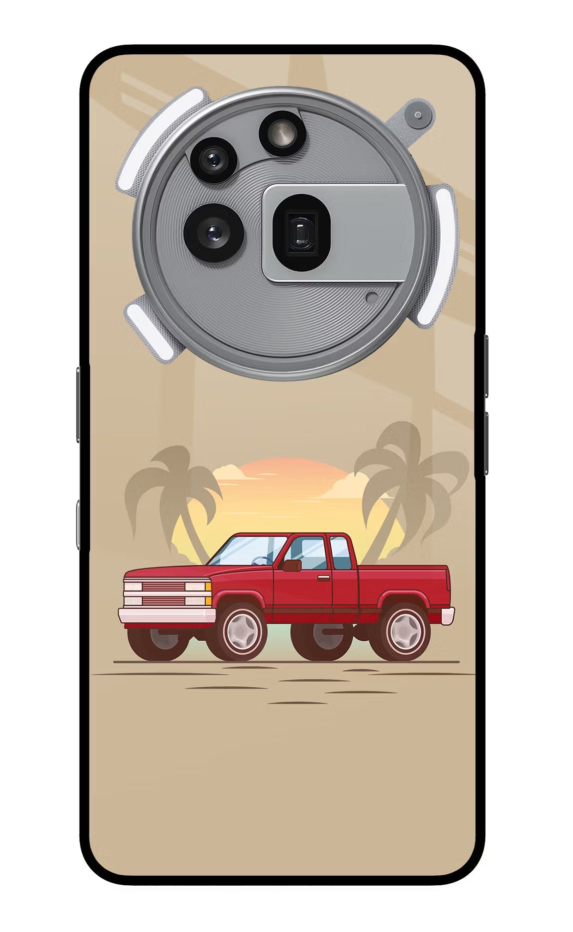Desert Classic Drive Nothing Phone 3a Pro Back Cover