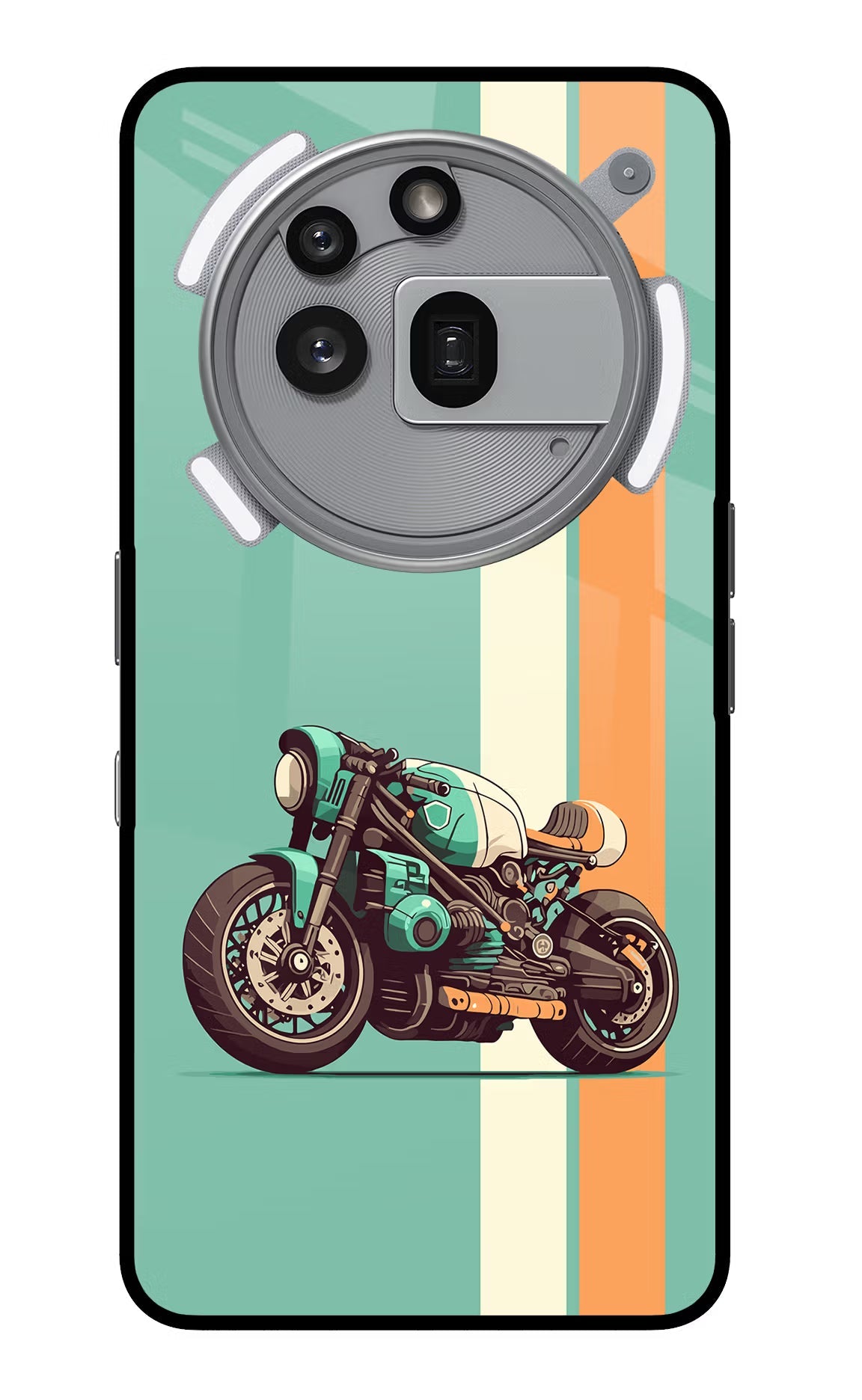 Striped Moto Drift Nothing Phone 3a Pro Back Cover