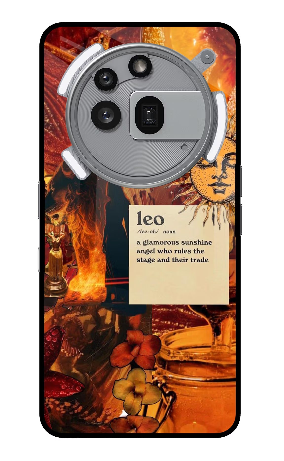 Leo Zodiac Nothing Phone 3a Pro Back Cover
