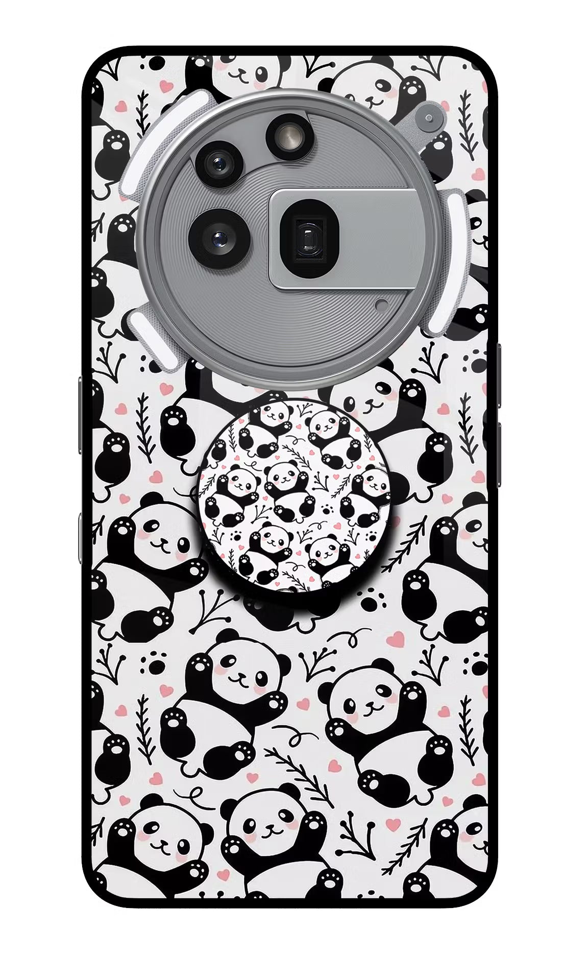Cute Panda Nothing Phone 3a Pro Pop Case