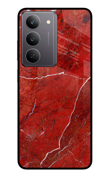 Red Marble Design Realme 14x 5G Back Cover