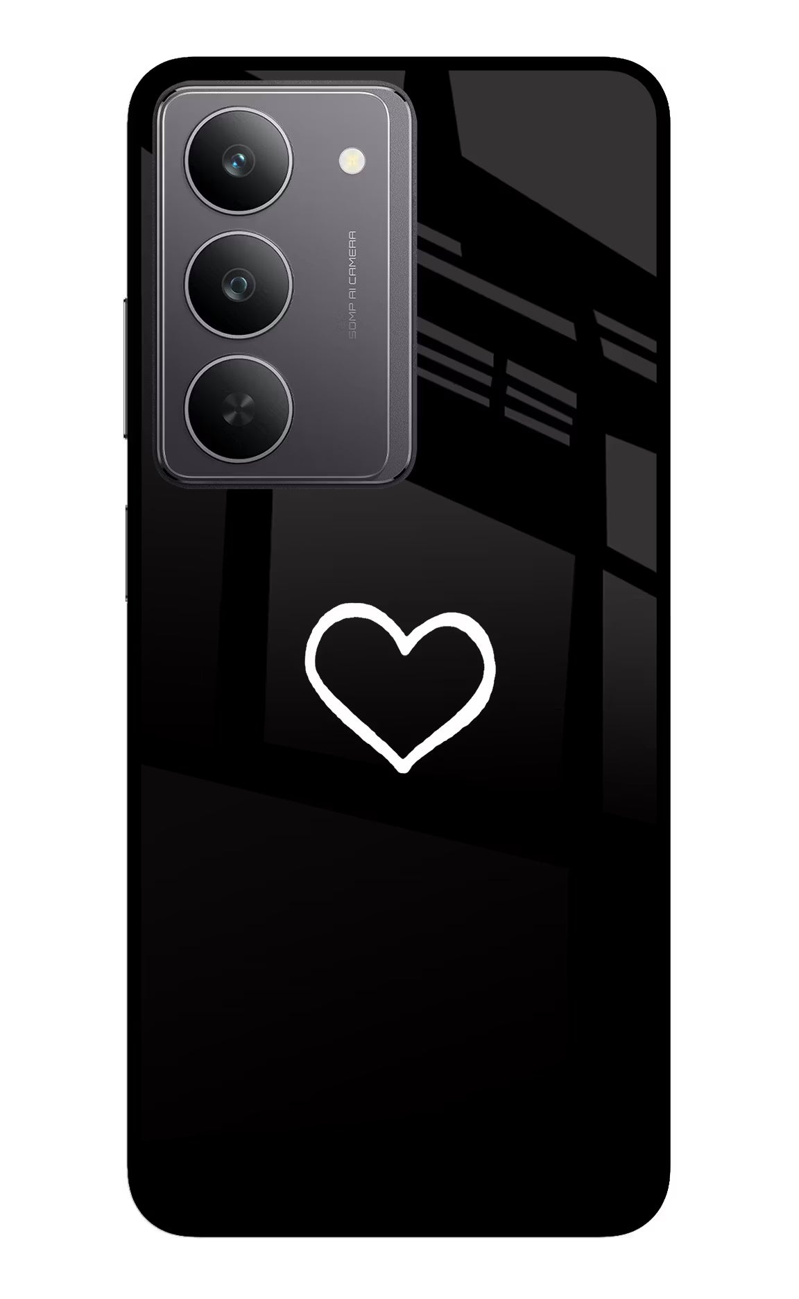 Heart Realme 14x 5G Glass Case