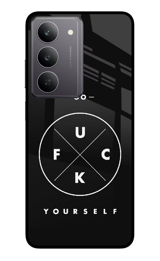 Go Fuck Yourself Realme 14x 5G Glass Case