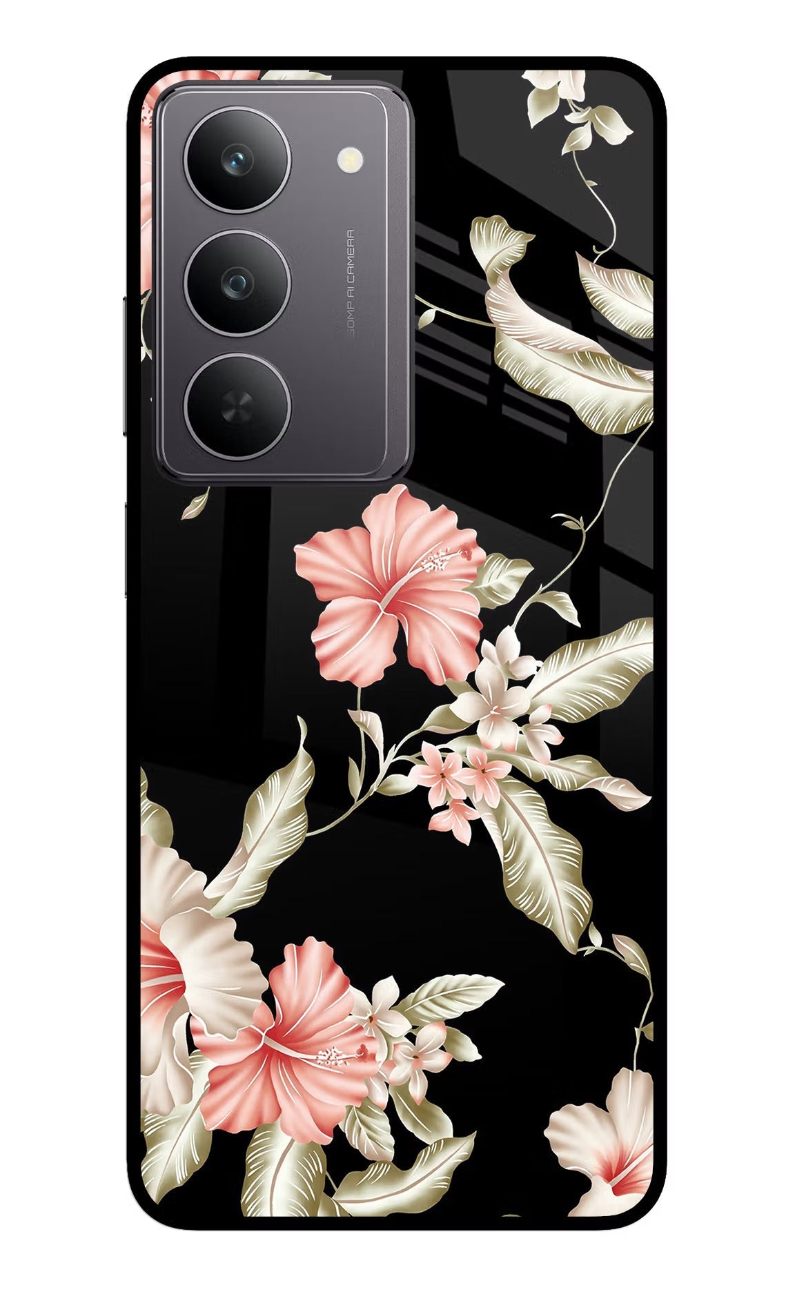 Flowers Realme 14x 5G Glass Case