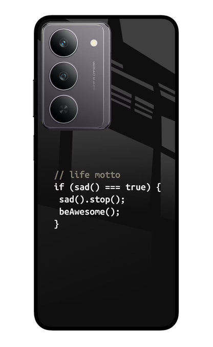 Life Motto Code Realme 14x 5G Back Cover