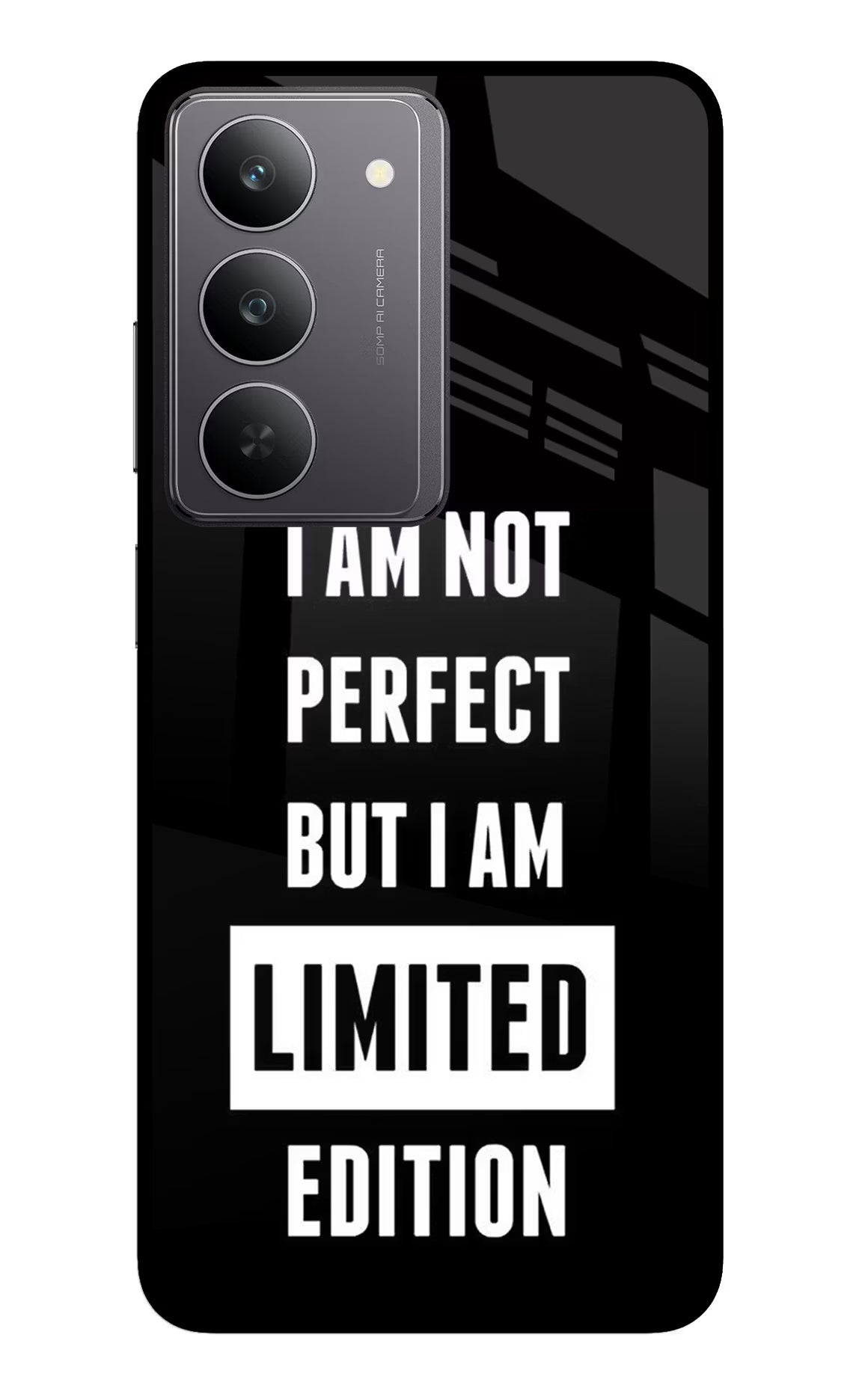 I Am Not Perfect But I Am Limited Edition Realme 14x 5G Back Cover