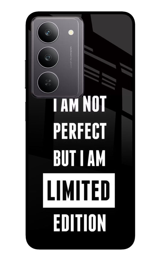 I Am Not Perfect But I Am Limited Edition Realme 14x 5G Back Cover