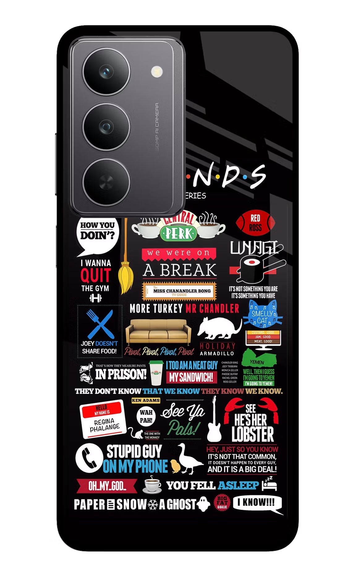 FRIENDS Realme 14x 5G Back Cover