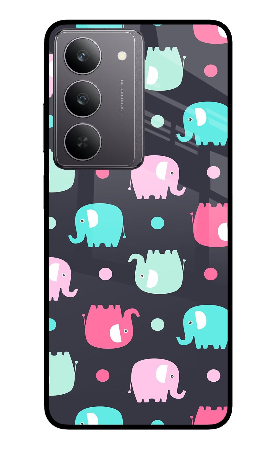Elephants Realme 14x 5G Back Cover