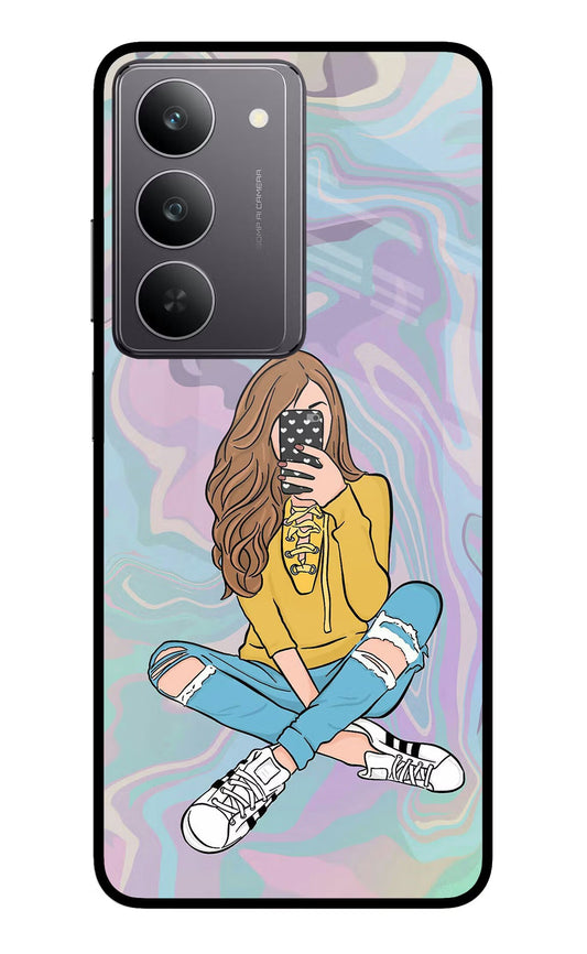 Selfie Girl Realme 14x 5G Back Cover