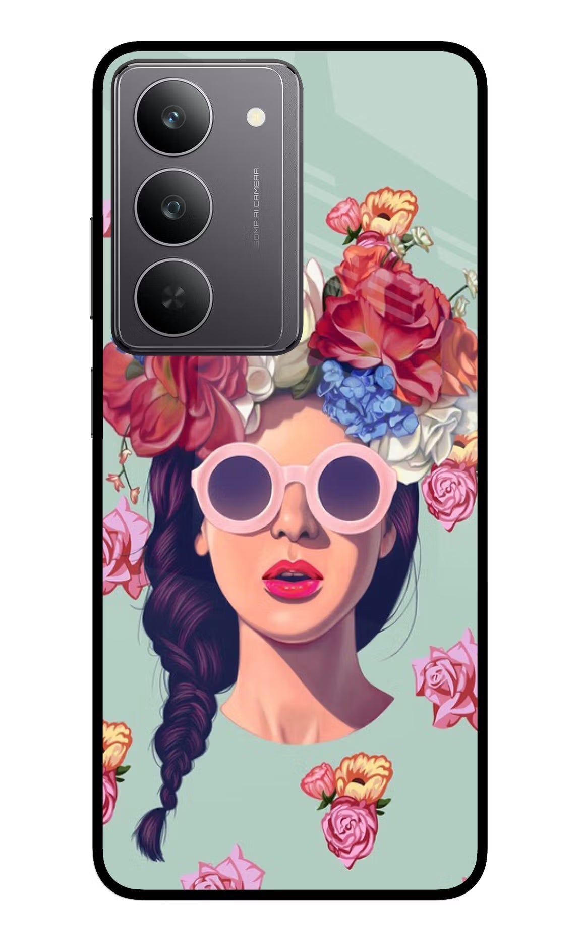 Pretty Girl Realme 14x 5G Glass Case