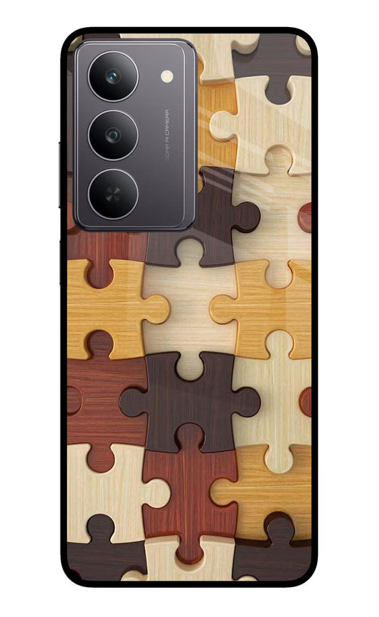 Wooden Puzzle Realme 14x 5G Back Cover