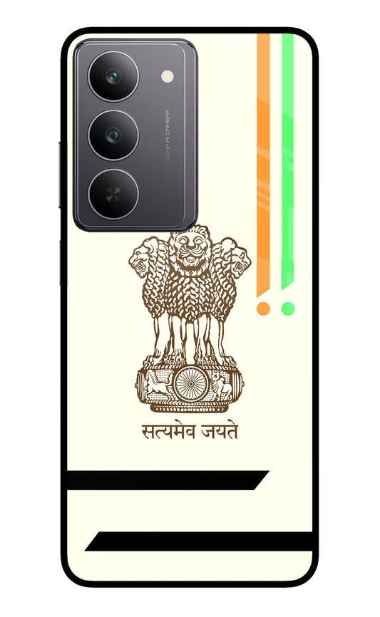 Satyamev Jayate Brown Logo Realme 14x 5G Back Cover