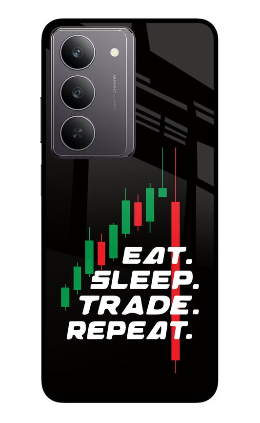 Eat Sleep Trade Repeat Realme 14x 5G Back Cover