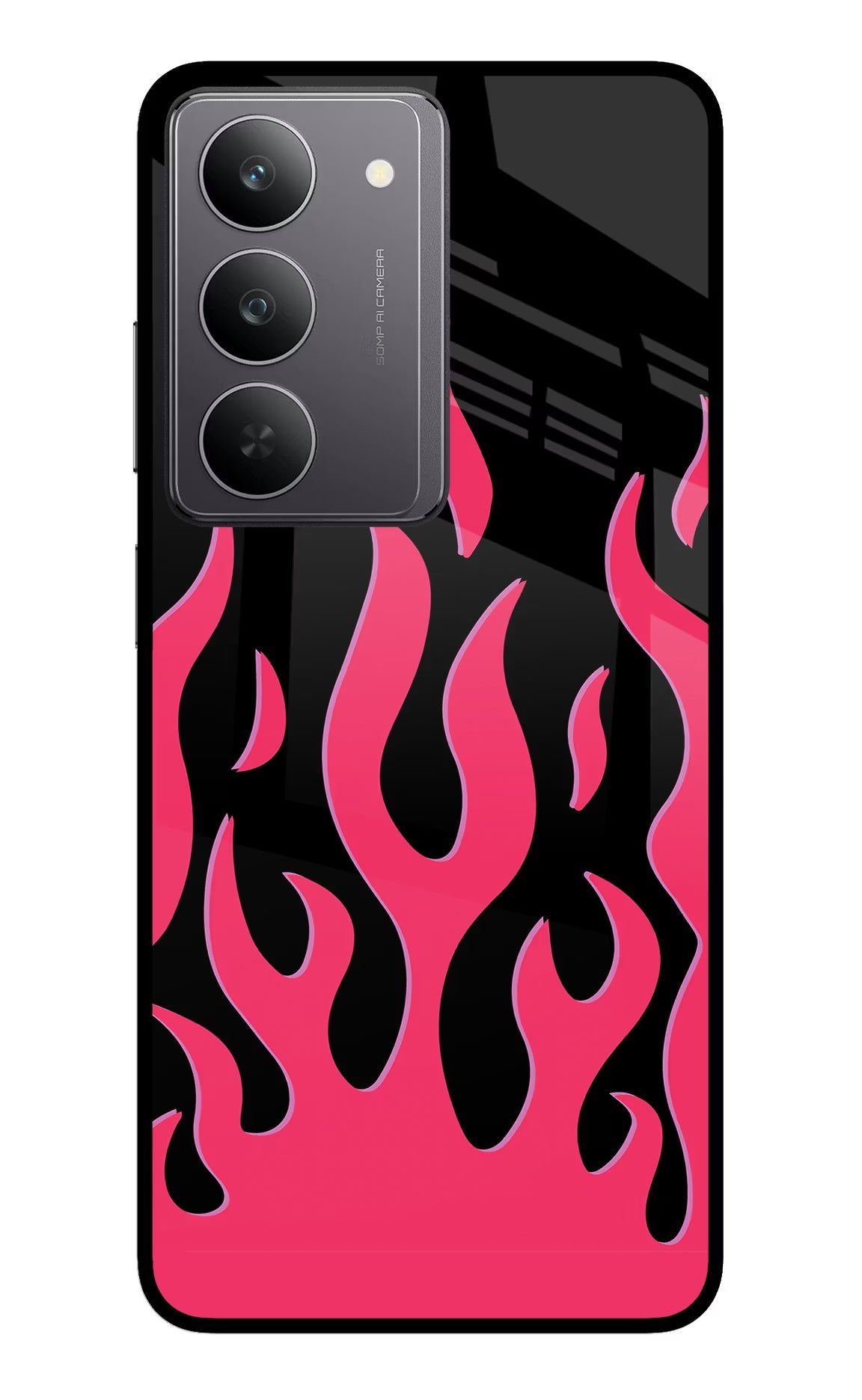 Fire Flames Realme 14x 5G Back Cover
