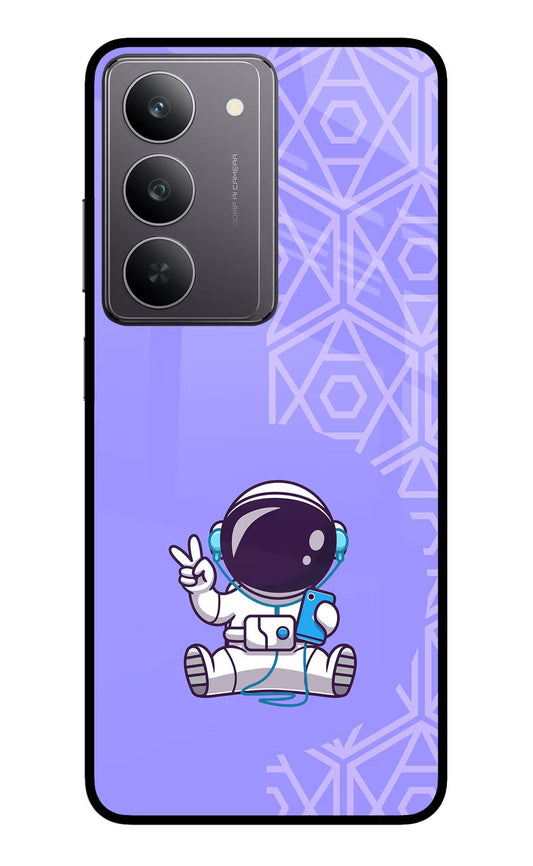 Cute Astronaut Chilling Realme 14x 5G Back Cover