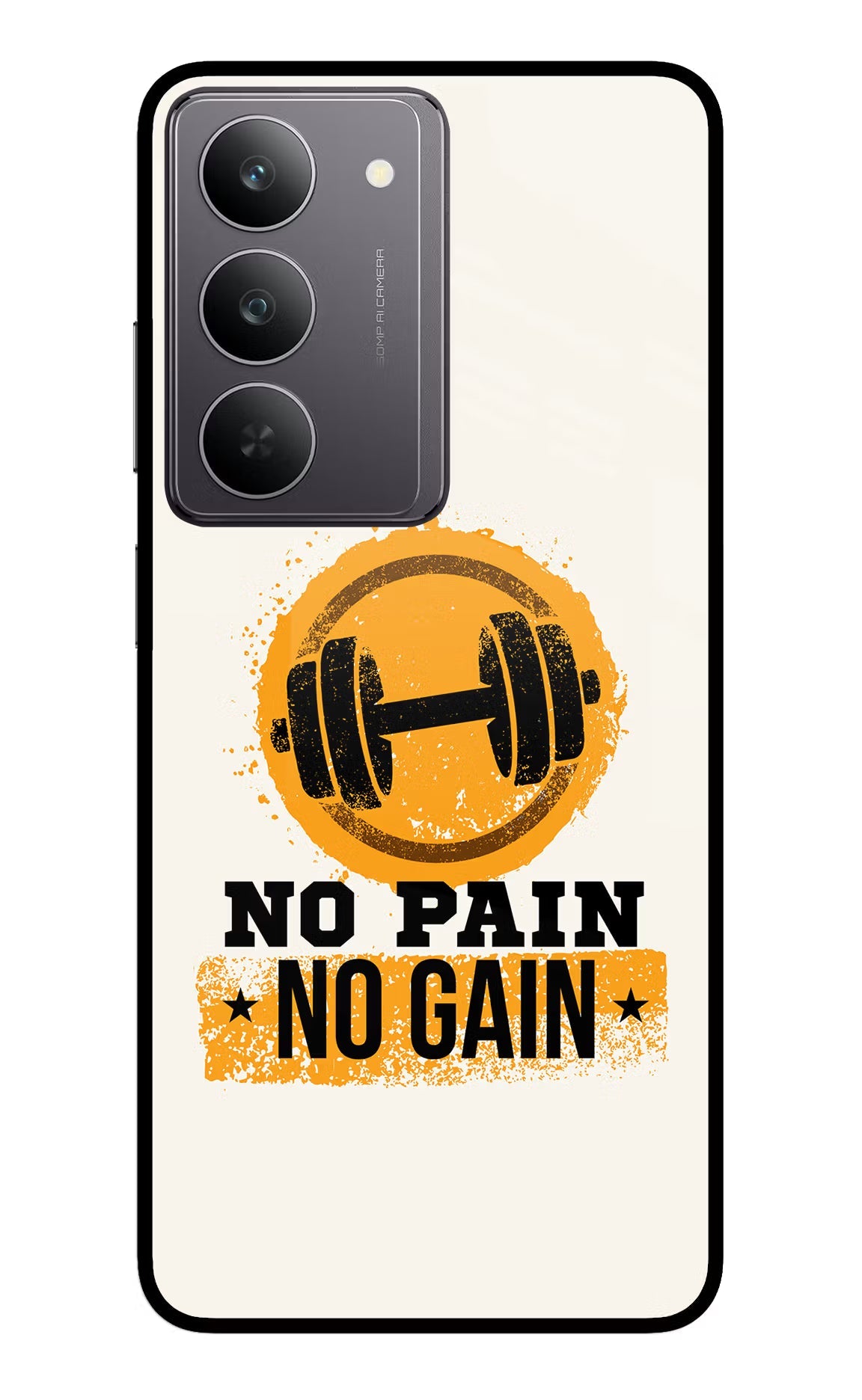 No Pain No Gain Realme 14x 5G Back Cover