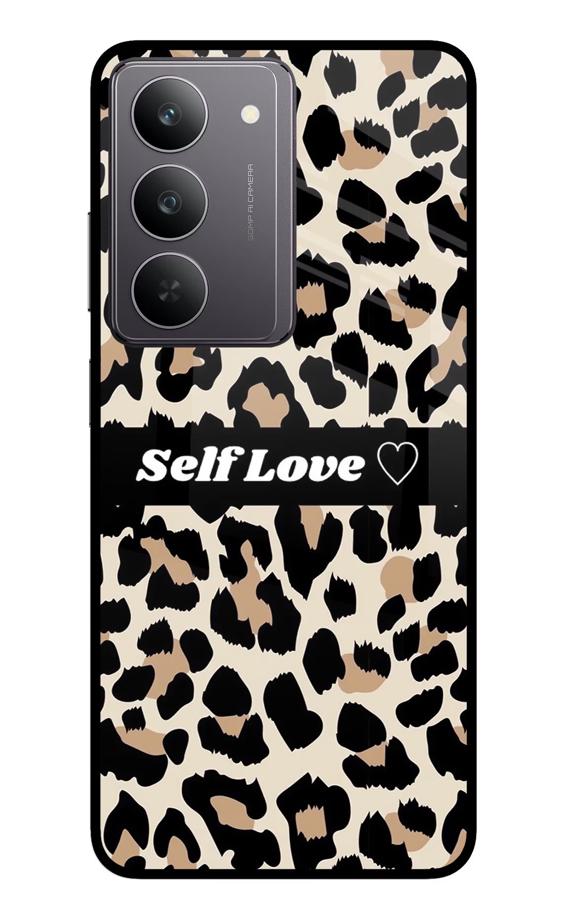 Leopard Print Self Love Realme 14x 5G Back Cover