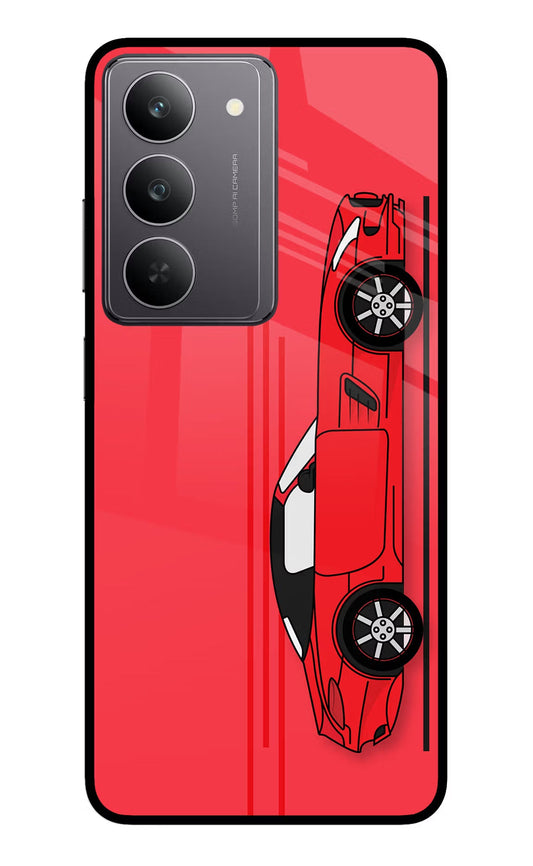 Red Velocity Realme 14x 5G Back Cover