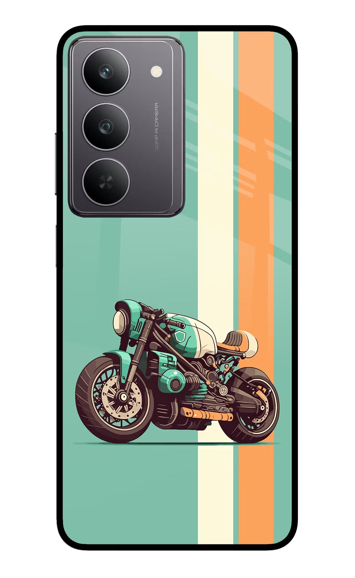 Striped Moto Drift Realme 14x 5G Back Cover