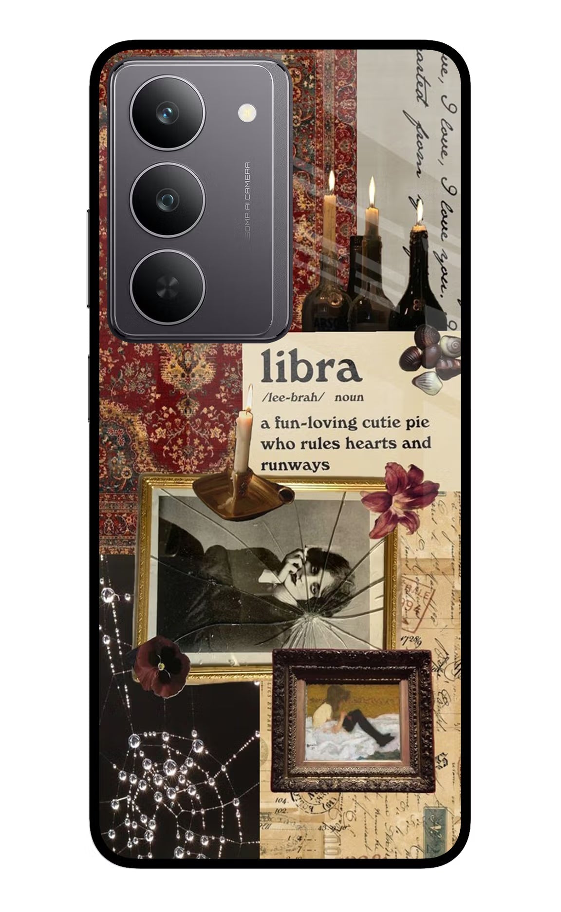 Libra Zodiac Realme 14x 5G Glass Case