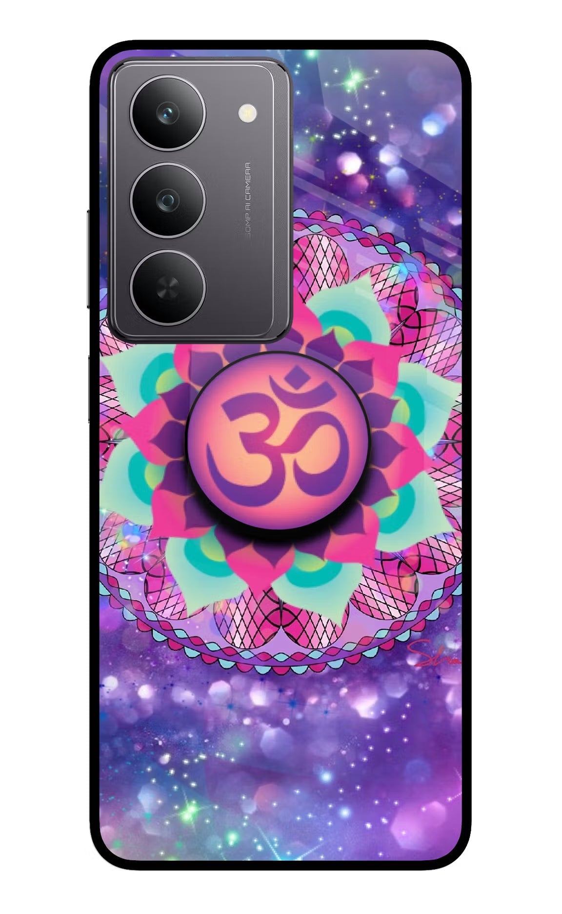 Om Purple Realme 14x 5G Pop Case