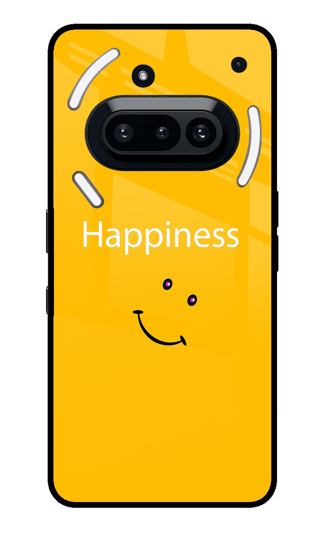 Happiness With Smiley Nothing Phone 3A Glass Case