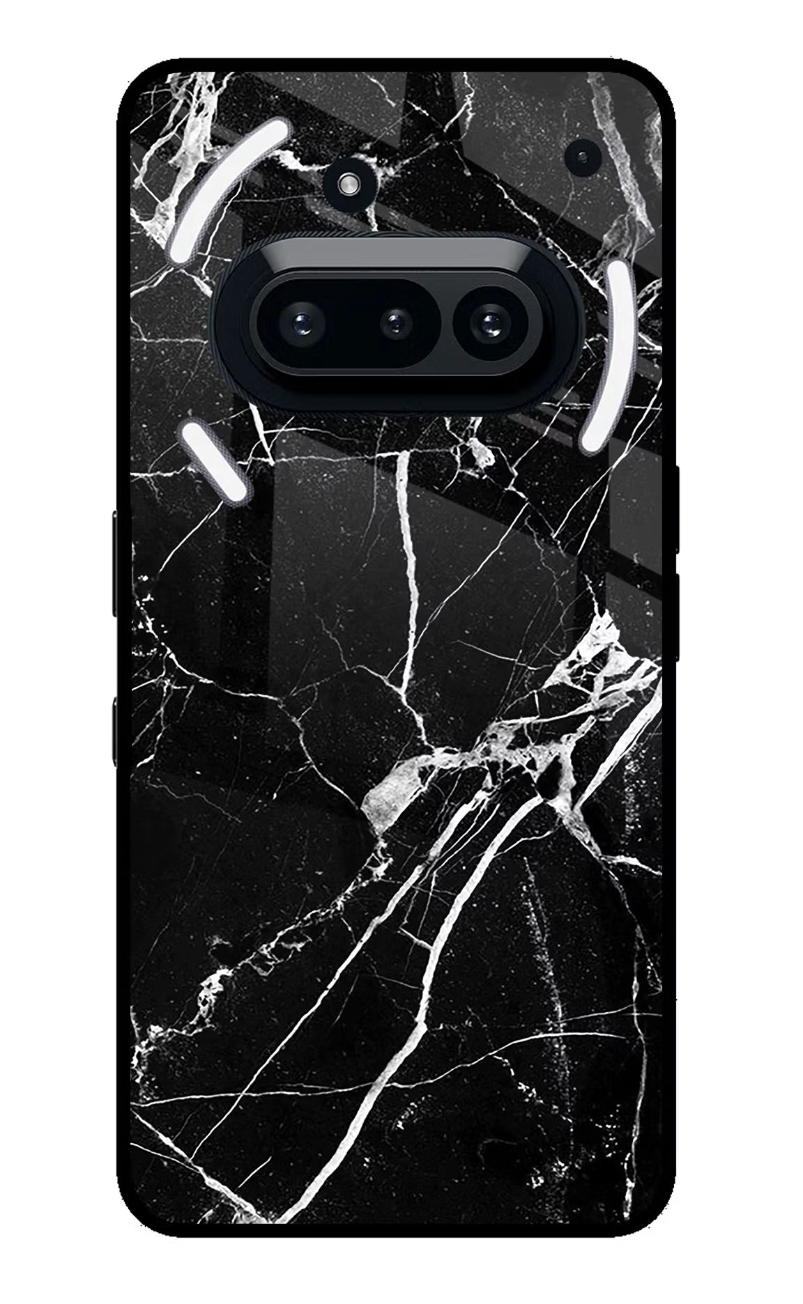 Black Marble Pattern Nothing Phone 3A Back Cover