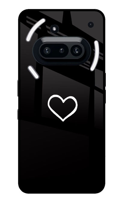 Heart Nothing Phone 3A Back Cover