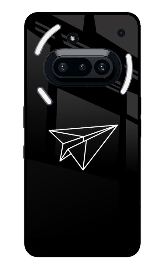 Paper Plane White Nothing Phone 3A Back Cover