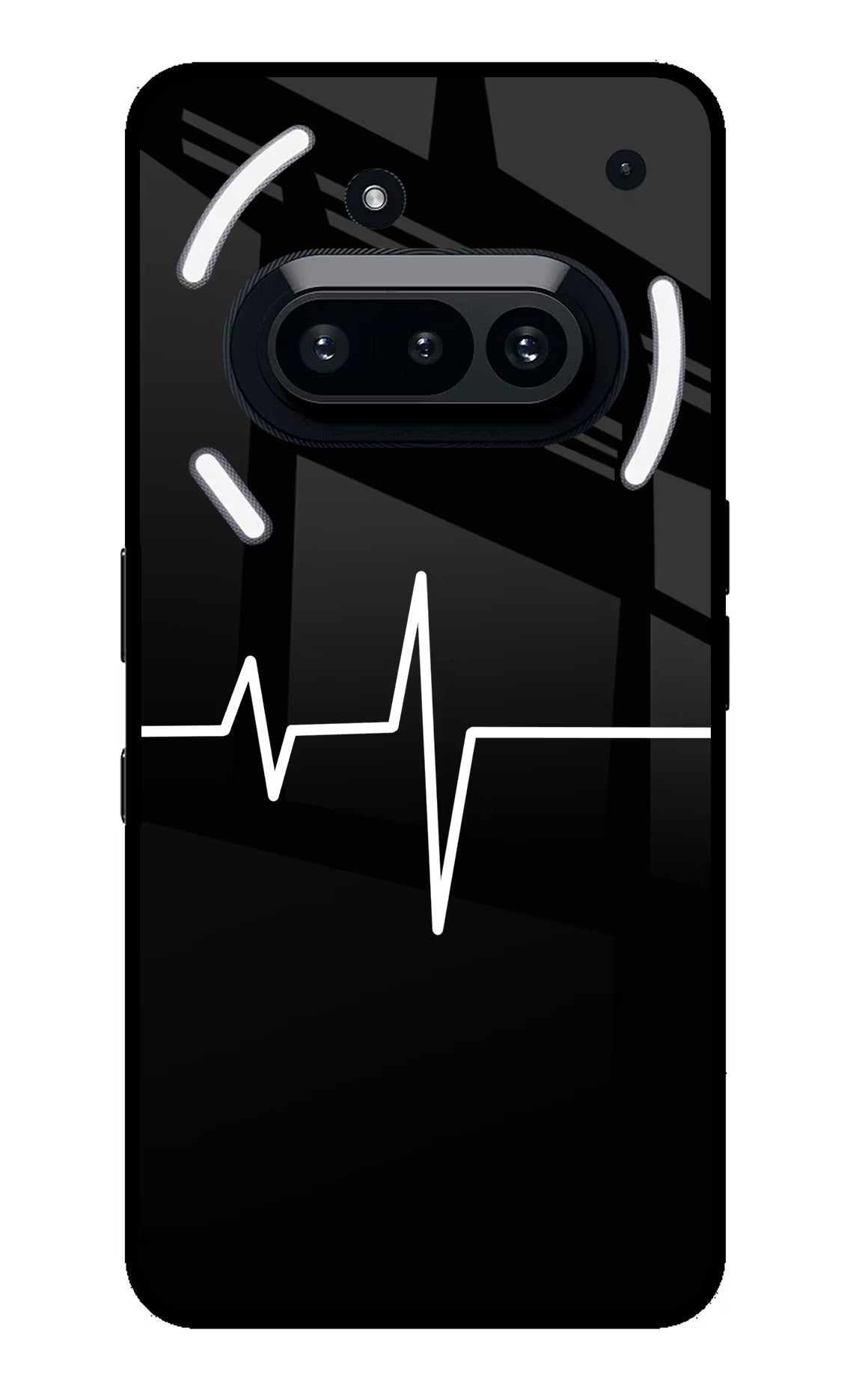 Heart Beats Nothing Phone 3A Back Cover