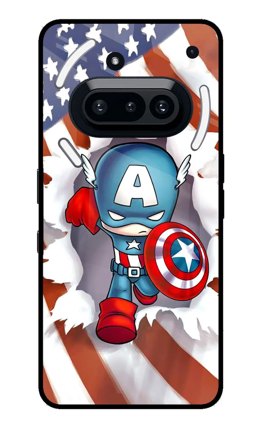 Captain America Nothing Phone 3A Back Cover